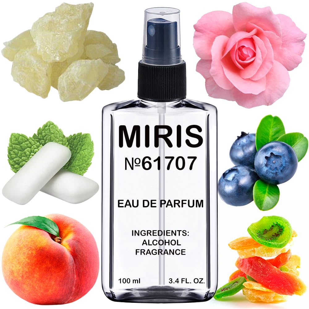 MIRIS No. 61707, Inspired by Toy 2 Bubble Gum, Long-Lasting Eau de Parfum for Women, Spray 3.4 Fl Oz / 100 ml