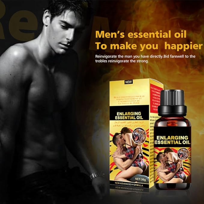 3Pcs Men's Erotic Massage Essential Oil for Sex, Sexual Enhancement Erection Cream, Penisgrowth Oil Longer Thicker, Penis Energy Massage Essence Oiyl, for Care Delay Performance Boost Strength