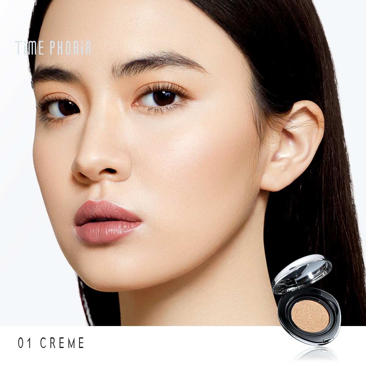 TIMELESS LUMINA MATTE PERFECTION CUSHION | Full Coverage, Weightless, Skin fit, Velvety Matte Finish, Oil-Control Waterproof Fondation, Sweatproof Flawless BB Cream CC (01 CREME)