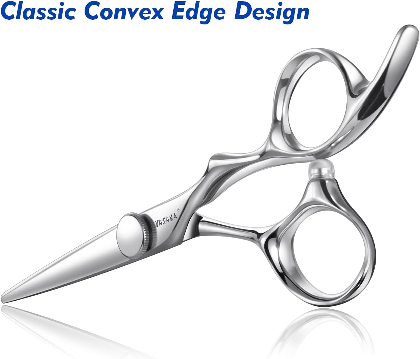 Professional Barber Shears for Hair Cutting with Razor-Sharp Blades & Cobalt Alloy Steel, Salon Hairstylist Hairdresser Precison Haircut Scissors for Women Men Kids, Home Use, 6 Inch