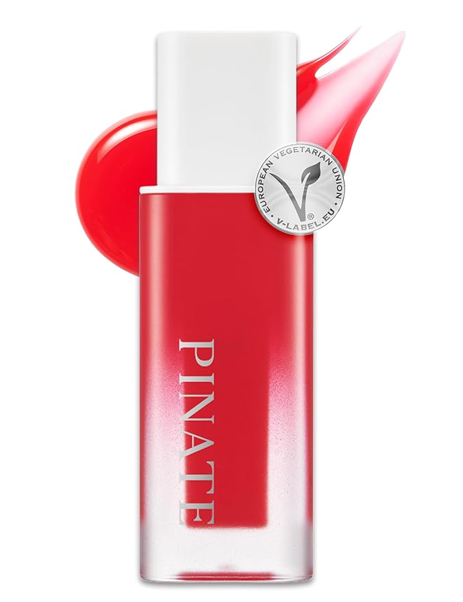 Natural Bloom Korean Lip Oil Serum 0.14 fl oz | Moisturizing Lip Booster Plumping Oil Tint Serum Enriched w/Camellia & Safflower Oils | Non-Irritating Color Changing Lip Oil (Red Camelia)