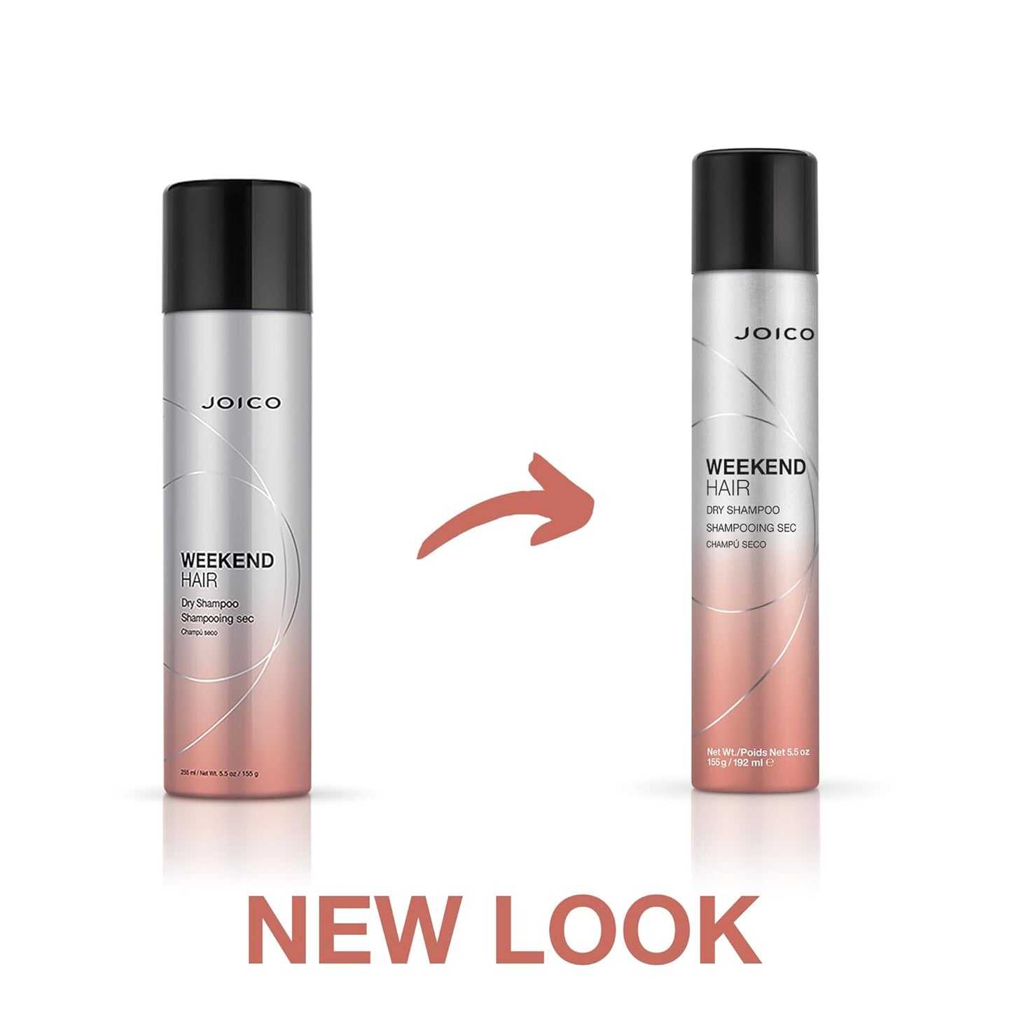 Joico Weekend Hair Dry Shampoo for Women | Ideal for Oily, Fine, Medium & Coarse Hair | Volumizing & Texture Dry Shampoo for Color Treated Hair | Color Safe | Talc & Sulfate Free | 5.5 Fl Oz