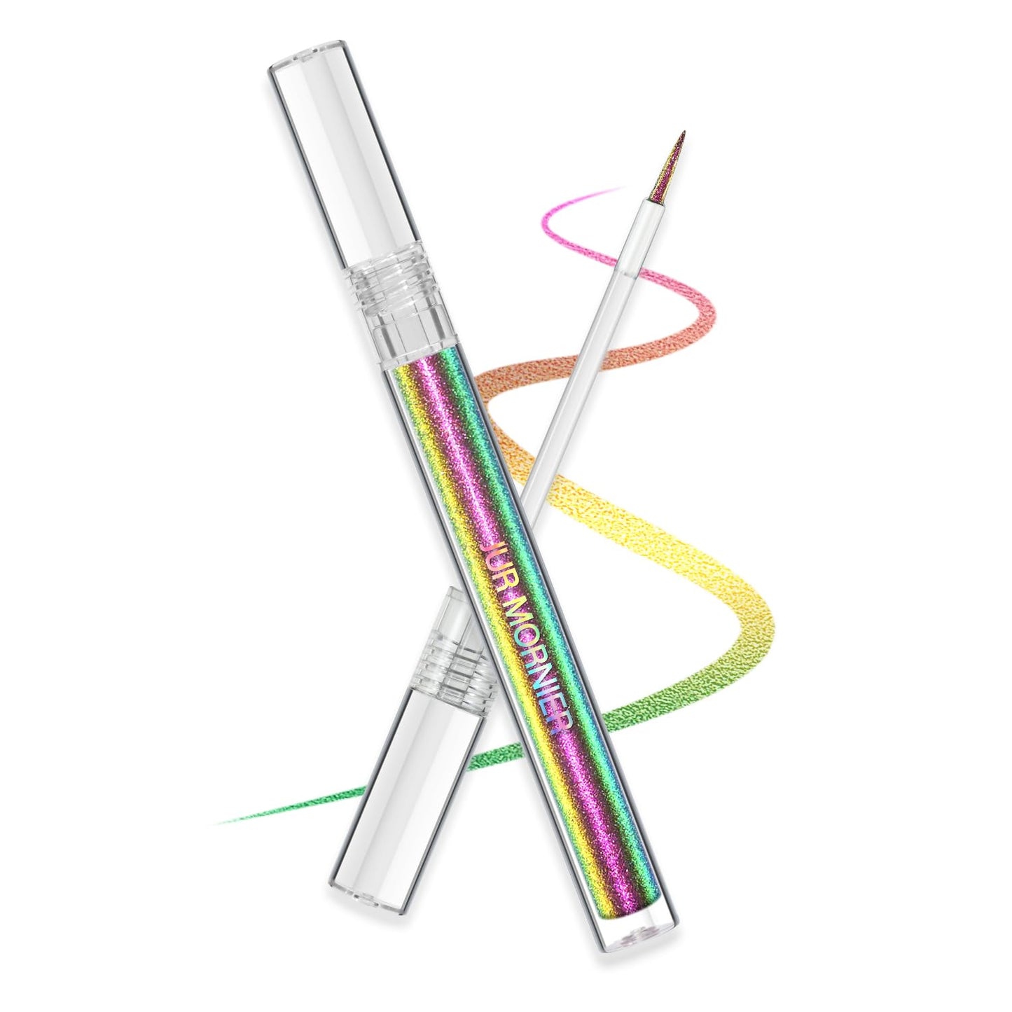 Multichrome Liquid Eyeshadow,Chameleon Eyeliner Colorful Eye Freckle Pen,Metallic Holographic Waterproof Long Lasting Smooth High Pigment Eyeshadow Highlighter Halloween Party Makeup(#602)