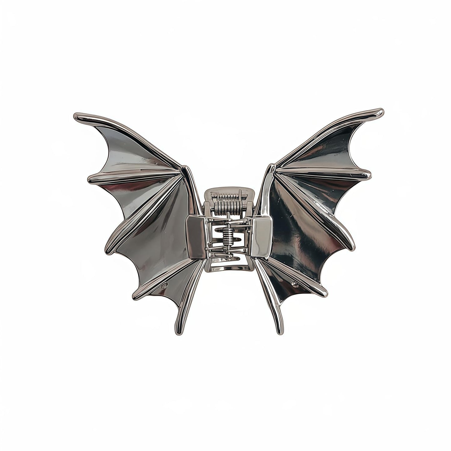 ﻿Bat Hair Clips-Metal Black Alloy for Halloween Hair Clips Nonslip Terror Ghost Bat Strong Hold Hair Jaw Hair Accessories
