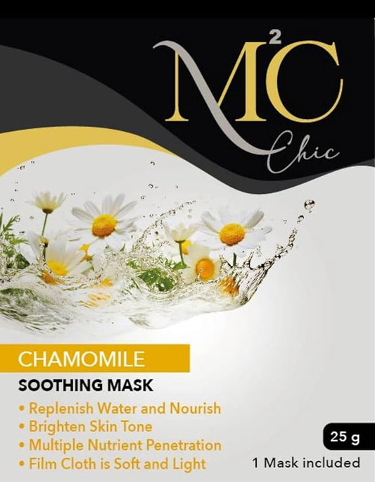 Chamomile Facial Mask for Nourishing and Hydrating Skin, Packed whit Natural Fruit Ingredients