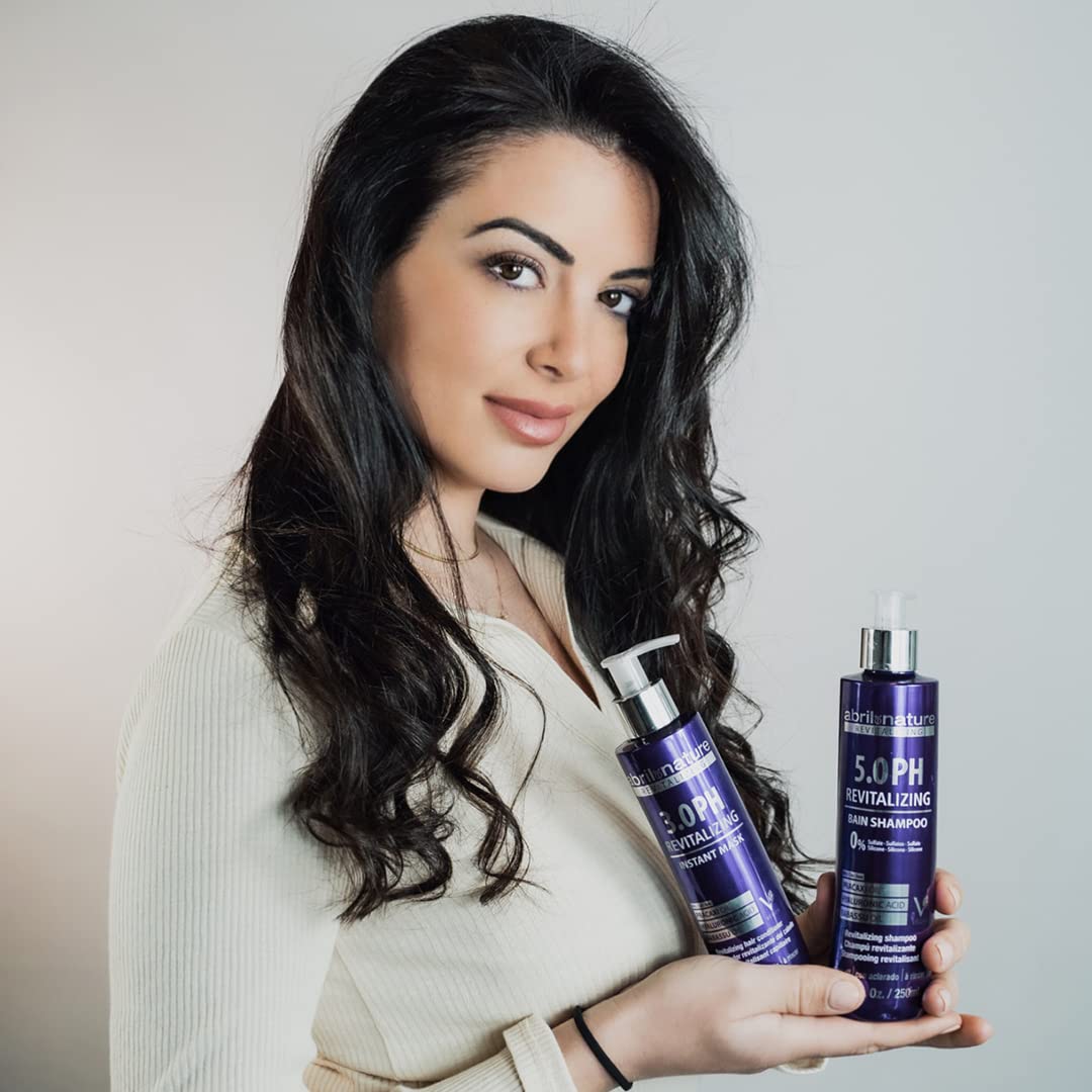 abril et nature - Professional Mask 3.0 PH Revitalizing - Protect and Maintain Your Color - Long Lasting - Sulfate and Paraben-Free - Professional Hairdressing Treatment - Greater Shine - 200 ml