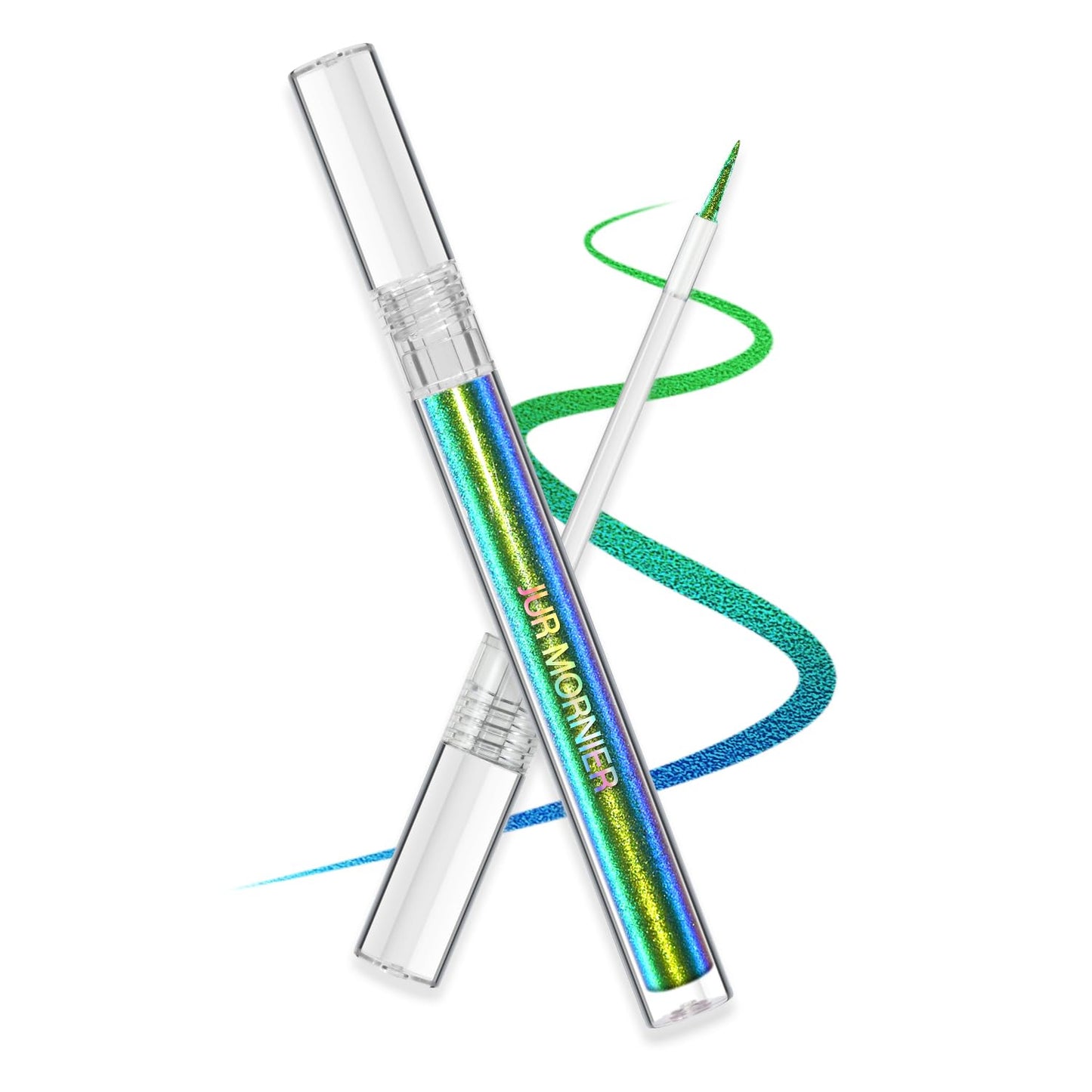 Multichrome Liquid Eyeshadow,Chameleon Eyeliner Colorful Eye Freckle Pen,Metallic Holographic Waterproof Long Lasting Smooth High Pigment Eyeshadow Highlighter Halloween Party Makeup(#605)