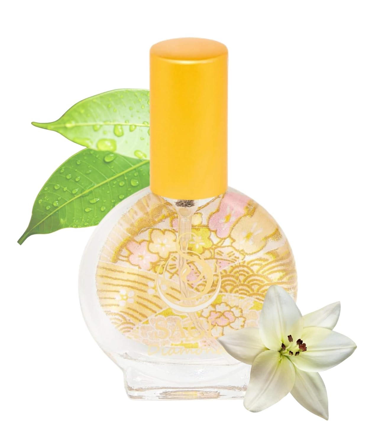 The Sage Lifestyle Diamond Perfume Mini Spray, Sandalwood, Amber, Musk for Women, Luxury Long Lasting Scent, Vegan & Cruelty Free, Made in USA, 1/2 oz Travel Size Perfume