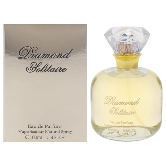 Diamond Solitaire - Long Lasting Perfume for Women - Floral Fragrances - Eau de Parfum - Bergamot, Rose Perfume for Women - 3.4 oz