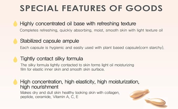 CONG'S SKIN LAB Premium Collagen Multi Vita Nourishment Hair Care Ampoule 【Hair Treatment】 【40 Capsule】 【Made in Korea】