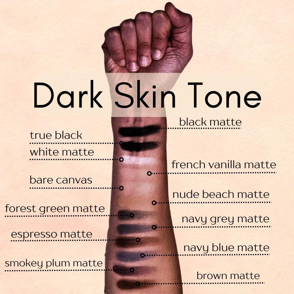 Naked White Matte Nude Neutral Pressed Powder Single Vegan Eyeshadow; Talc, Paraben & Cruelty Free