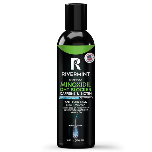 Premium: Shampoo with Minoxidil, Biotin, DHT Blocker (Saw Palmetto) & Caffeine - Activator for Hair Regrowth & Thickening for Men and Women, Anti-Hair Loss