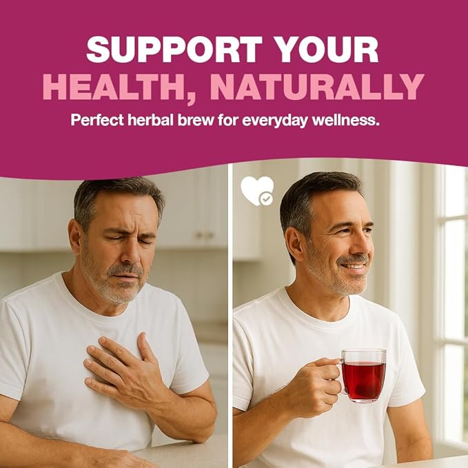 HANDPICK, Organic Hibiscus Tea Bags (100 Tea Bags) | Caffeine-Free, 100% Natural Pure Indian Hibiscus Flowers | Ayurvedic Benefits in every sip