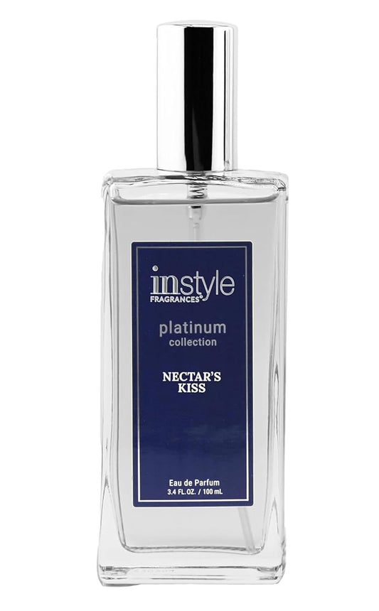 Instyle Fragrances Platinum Collection Nectar’s Kiss, Premium Women’s Eau de Parfum, CLEAN, Vegan, Paraben-Free, Never Tested on Animals, 3.4 Fluid Ounces