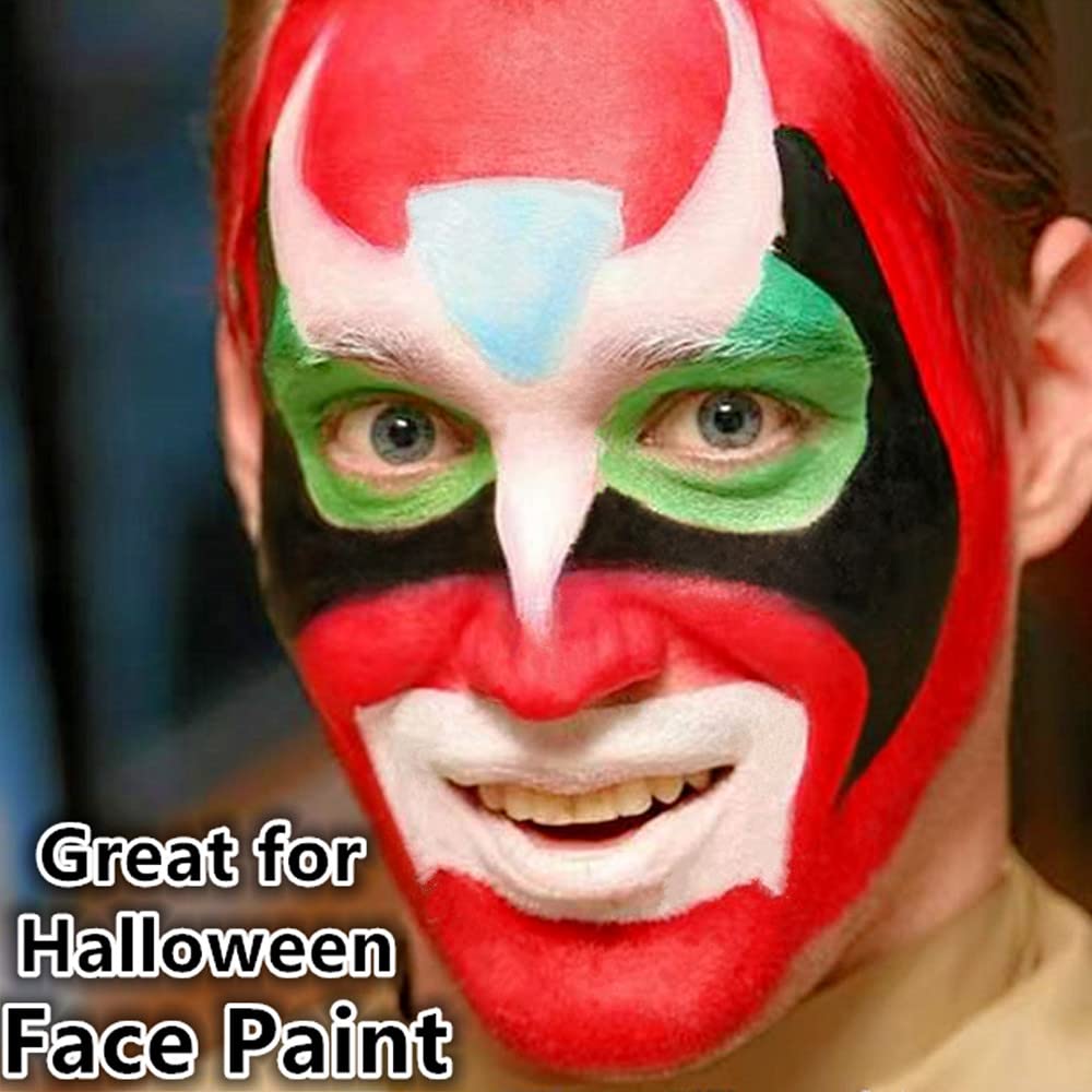 Go Ho Red Face Paint,Waterproof Oil Based Cream Red Face Body Paint Stick for Halloween Cosplay SFX Spider Devil Clown Makeup
