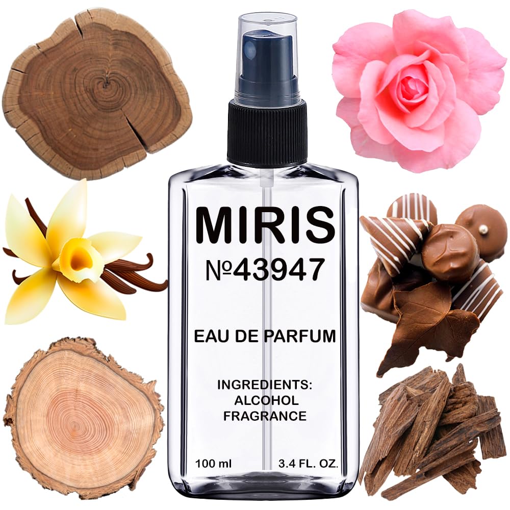 MIRIS No. 43947, Inspired by Oud Bouquet, Long-Lasting Unisex Eau de Parfum for Women & Men, Spray 3.4 Fl Oz / 100 ml