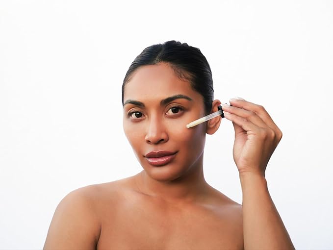 Glass Skin Face Serum - Hydrating, Moisturizing, and Brightening Vegan Face Oil with Zinc, Vitamin C, Grapefruit, Linalool for Even Skin Tone, UV Defense, Anti-Aging & Sensitive Skin Care – 1.69 fl oz