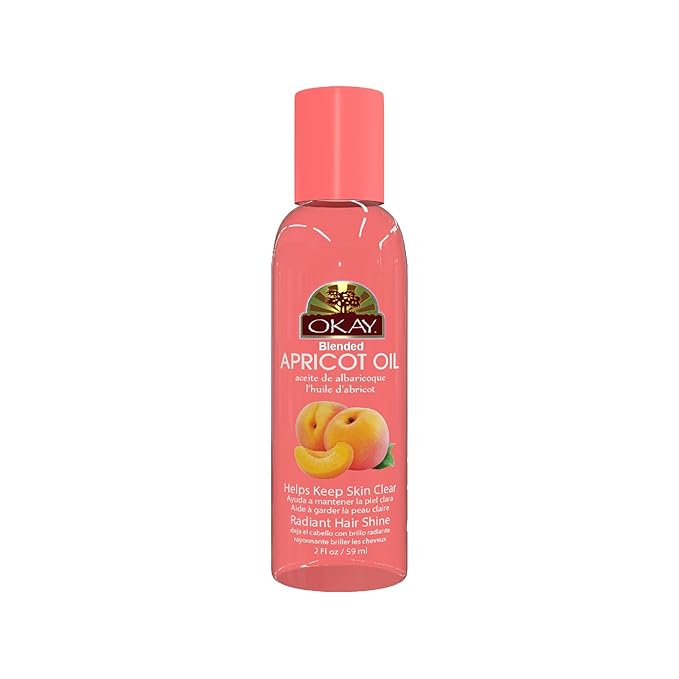 Okay | Blended Apricot Oil | For Hair and Skin | 2 Ounce
