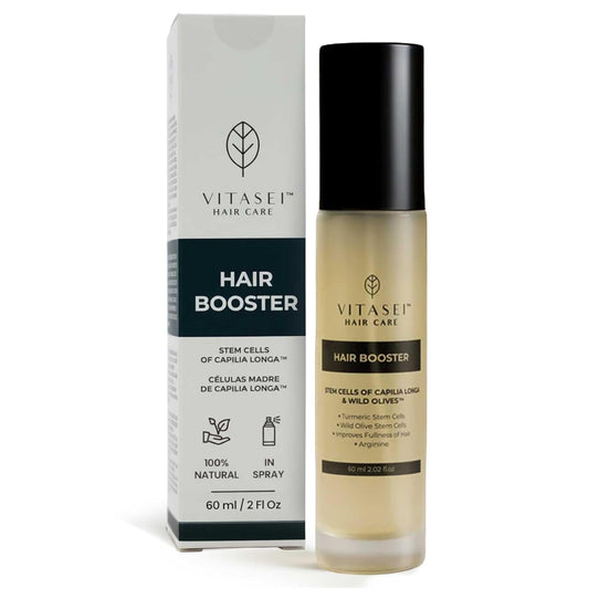 Vitasei Hair Booster 2 Fl Oz – Hair Revitalizing Serum with Capilia Longa, Wild Olive Stem Cells & Arginine – Peptide-Enriched Hair Tonic for Thicker, Stronger Hair – Natural Hair Care for Women & Men