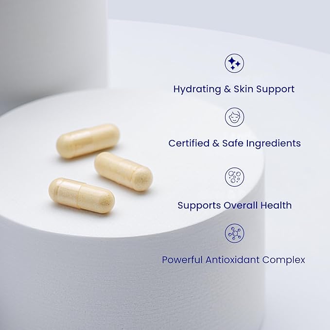 Relumins L-Glutathione Complex 1650mg - Antioxidant Support with Alpha Lipoic Acid, NAC, L-Methionine, Vitamin E - Halal & cGMP Certified, Skin Health Supplement - 90 Vegetarian Capsules x 5 Bottles