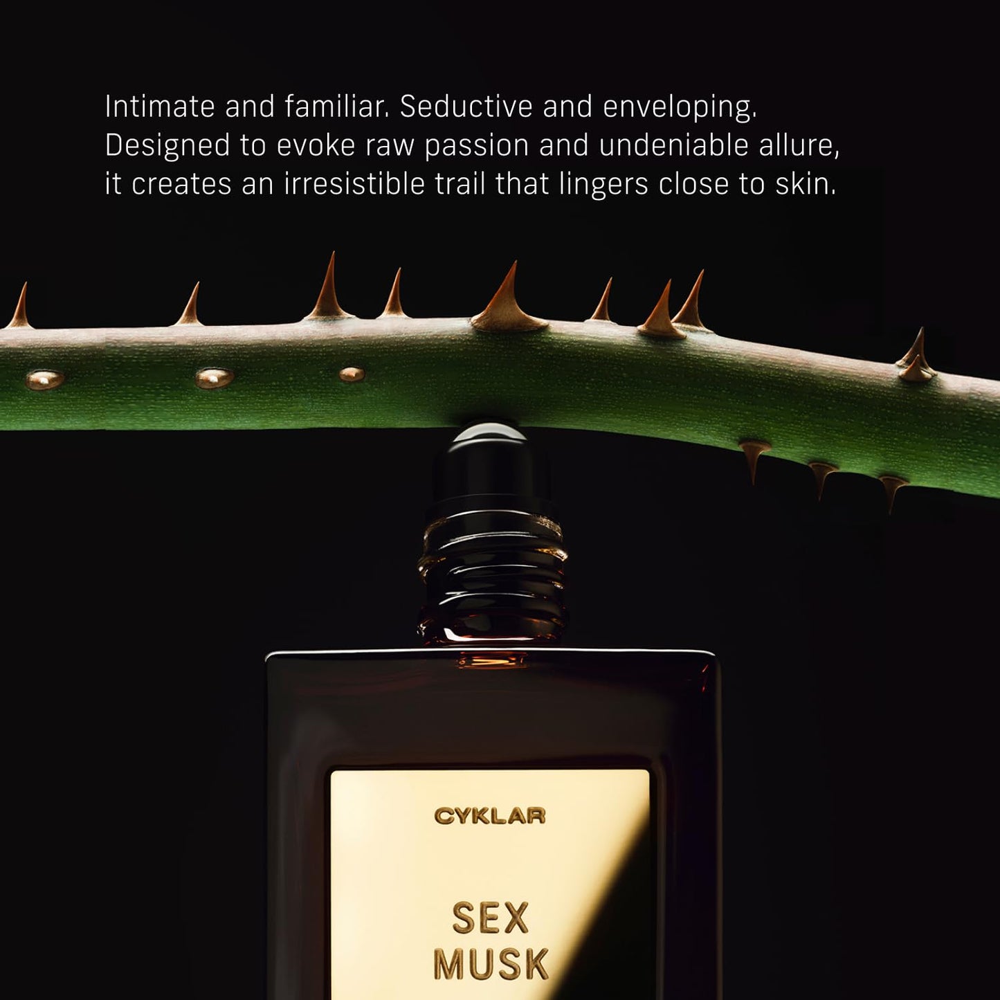 CYKLAR Perfume Oil Roll-On. Travel-Friendly Sex Musk Fragrance with Rose, Tonka Bean, and Musk Notes. Long-Lasting Essential Oil Parfum for Women and Men. 0.5 Fl Oz Scented Rollerball Bottle