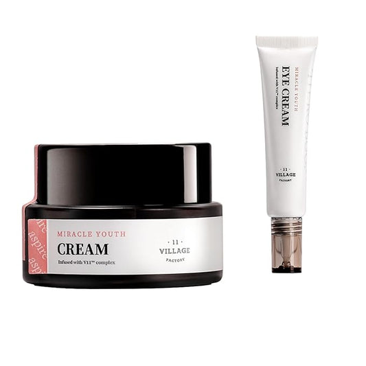 Miracle Youth Line Bundle Face Moisturizer + Eye Cream, Retinol Line