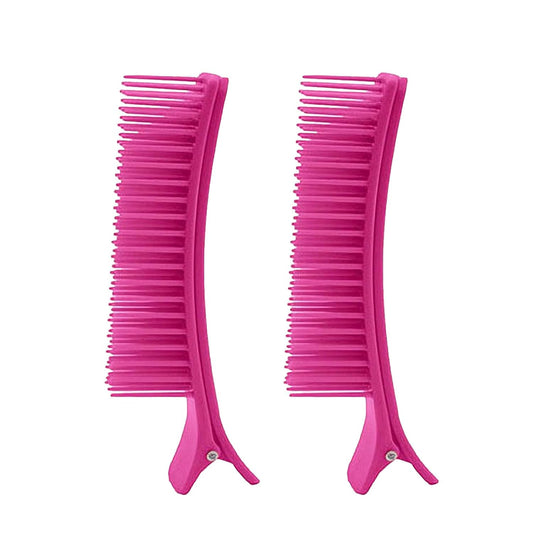 2PCS Hair Clips for Styling Sectioning, Grip Styling Hair Parting Combs Clips for Salon Home Hair Cutting Coloring Foiling Placing Extensions- Hair DIY Accessories