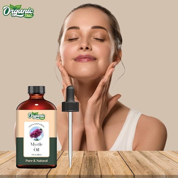 Myrtle (Myrtus) Oil | Pure & Natural Essential Oil for Aroma, Diffusers, Skincare & Hair Care - 118ml/3.99fl oz