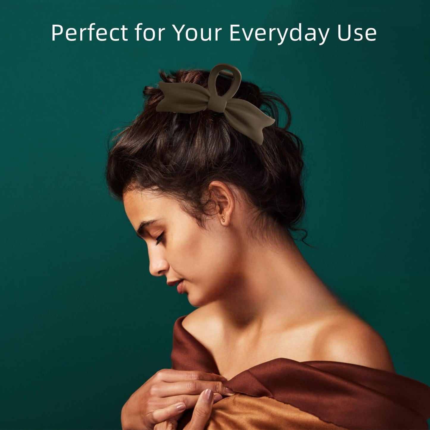 Hair Clip Big Hair Claw Clips for Women and Girls, Non-Slip Strong Hold Tortoise Banana Hair Jaw Clips for Thick Hair 4 pcs