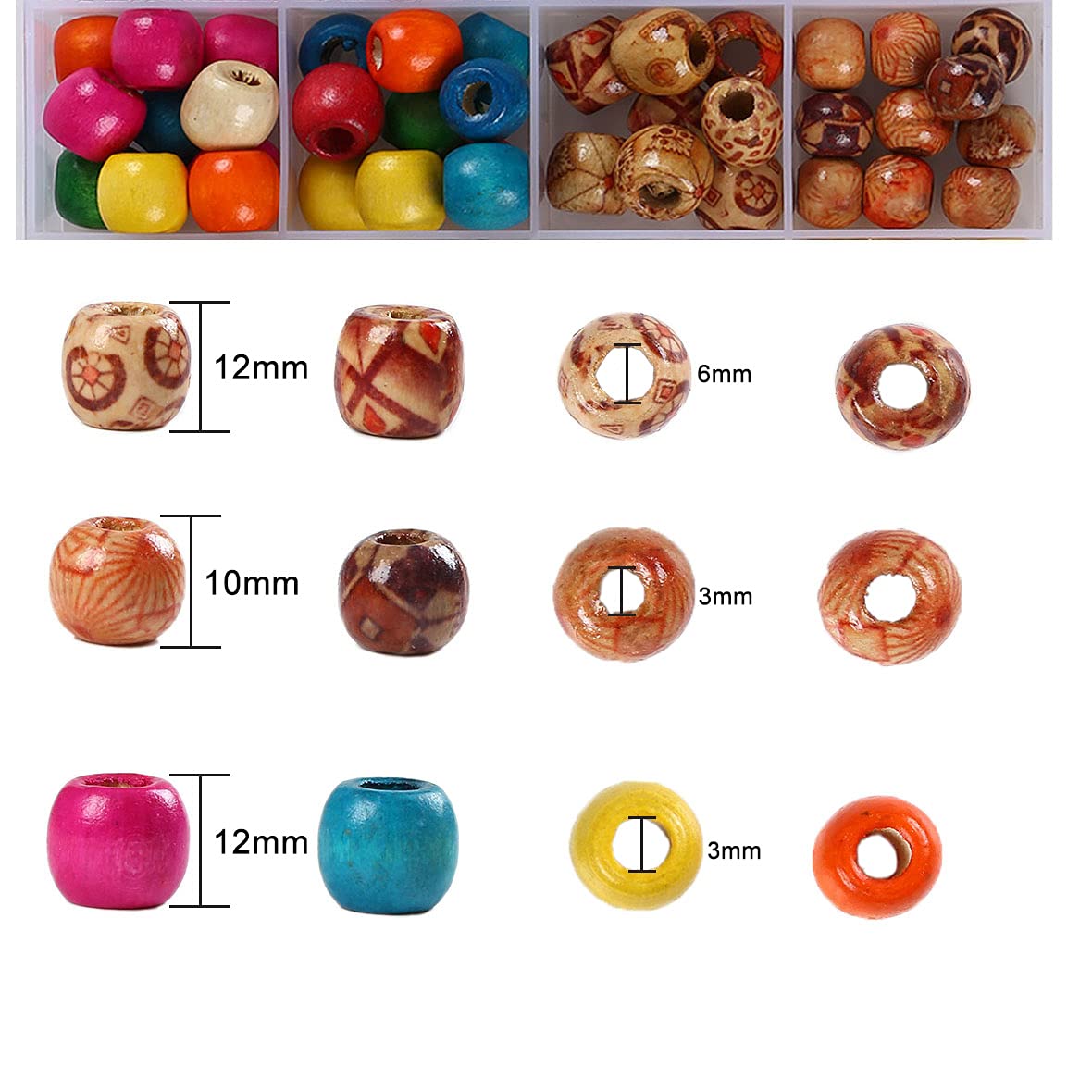 Leeven 417PCS Dreadlock Accessories Hair Braid Accessories with Braid Rings Hair Hoops Hair Clips Dreadlock Beads Colorful Cord Hair Rings