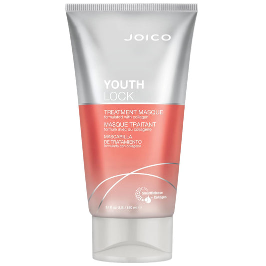 Joico YouthLock Treatment Masque Formulated With Collagen|Nourish & Soften|Strengthen & Protect|Reduce Breakage & Frizz|Soften & Detangle|Boost Shine|Sulfate Free|With Arginine|5.1 Fl Oz
