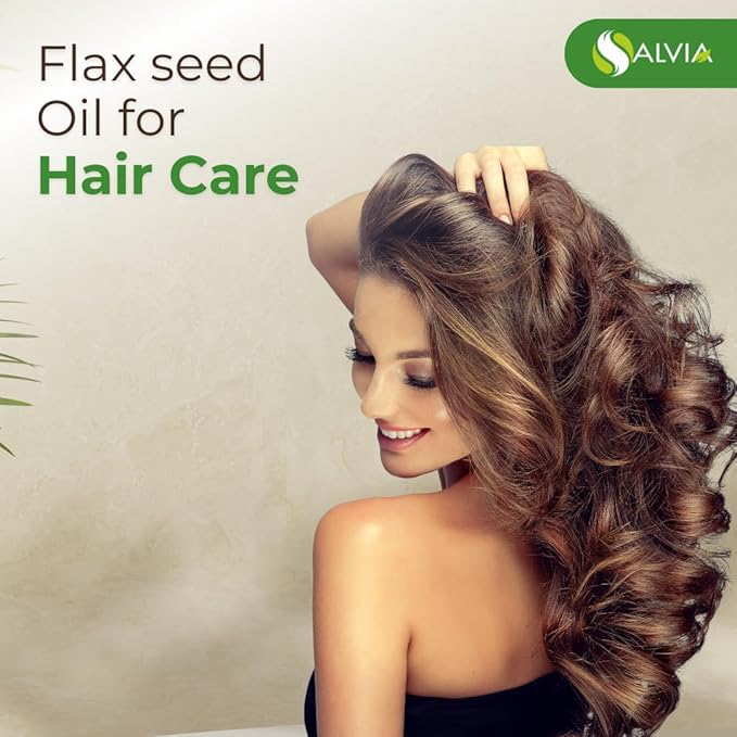 Flax Seed Oil 100% Natural Pure UNDILUTED Uncut Carrier Oil (16.9 fl oz)