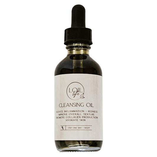 Cleansing Oil – Promotes Radiant, Healthy Skin | Natural Face Wash & Makeup Remover for All Skin Types | Deeply Moisturizing Formula | 2oz