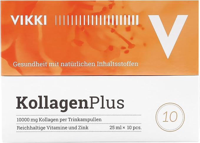 Collagen Protein Powder, 10000 mg Collagen Peptides, Fish Collagen with Hyaluronic Acid and Vitamin C for Skin, Hair and Nails Support, 1 Fl Oz x10s
