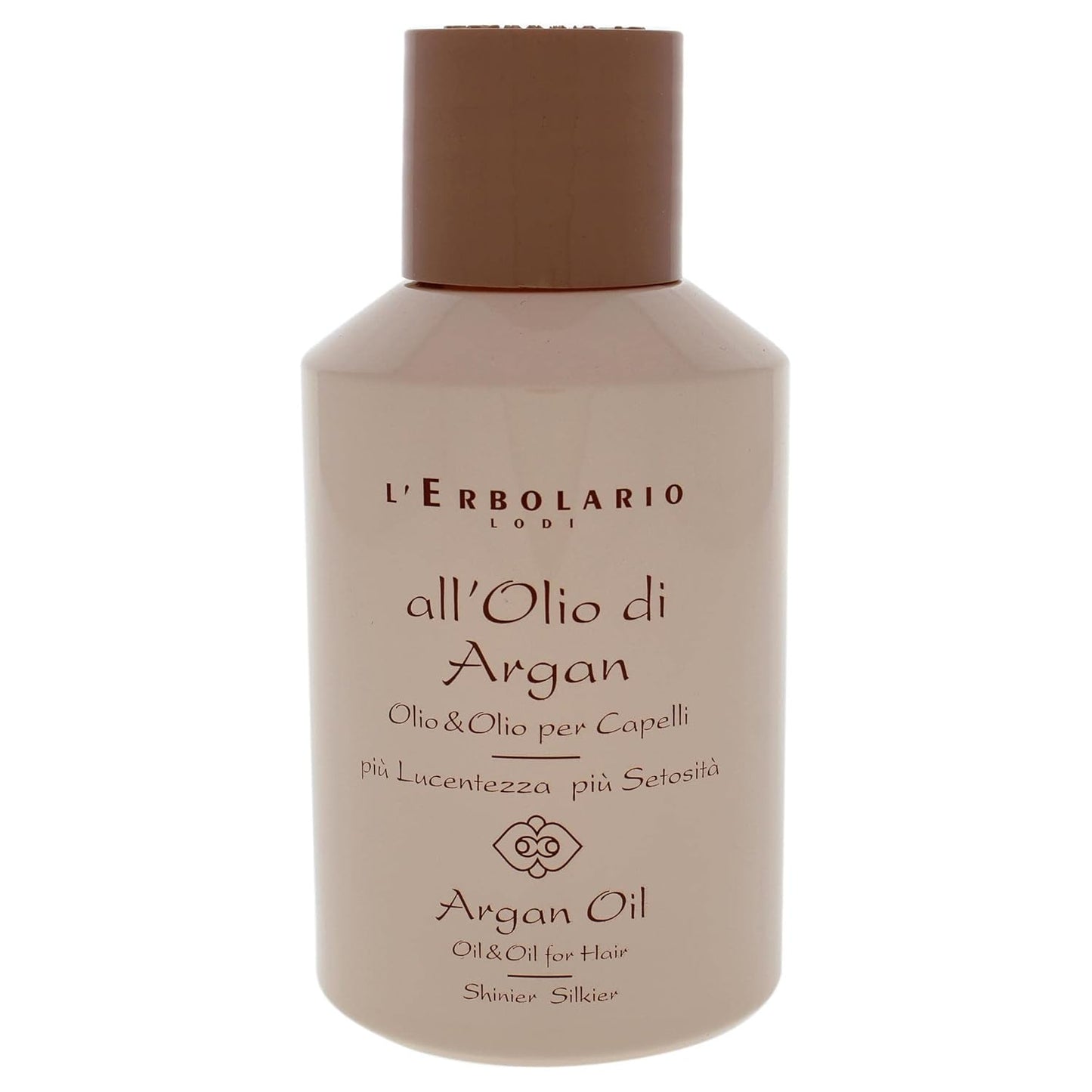 L'Erbolario Argan Oil for Hair - Deeply Conditioning Hair Oil for Frizz Control - Nourishes and Adds Shine - Enhances Softness and Silkiness - 3.3 oz