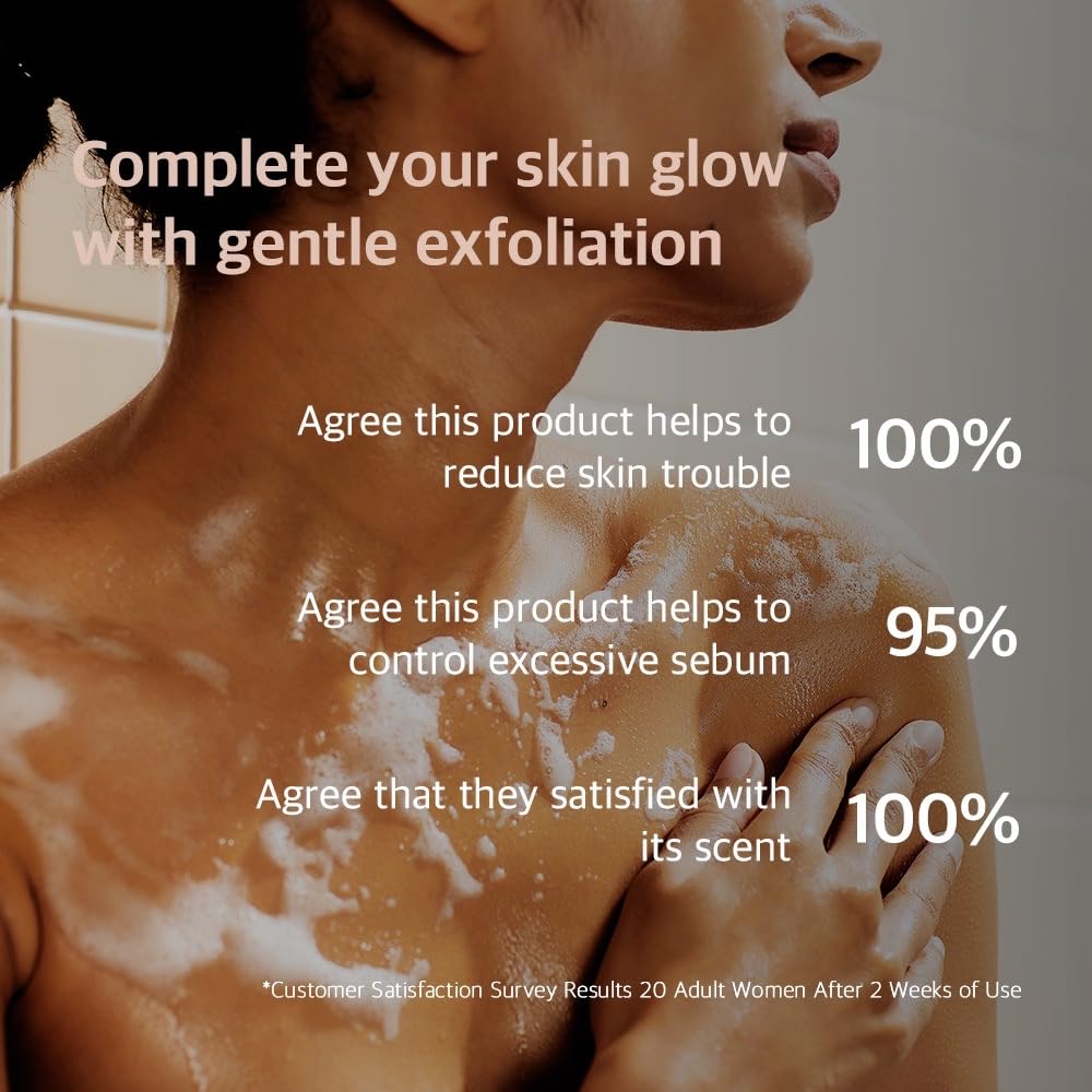 Vitamin Body Wash | Cleanser for Sensitive | Glow Skin, Nourish & Soften Skin with Niacinamide & Hyaluronic Acid | Scents of Vanilla Woods, Vegan, for Women & Men, Moisturizing body wash 10.14 Fl Oz