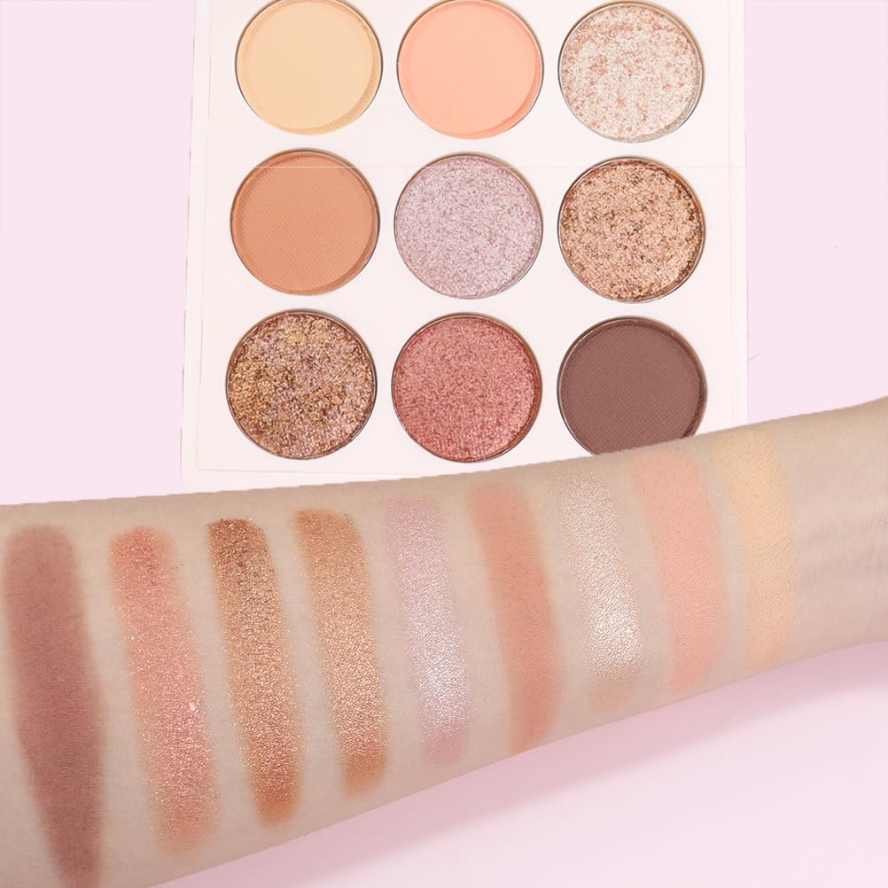 Eyeshadow Eye Shadow Palette Makeup,Matte Naked, Ultra-Blendable, Naturing-Looking, Long Lasting, Neutral Nudes EyeShadow (light Brown)