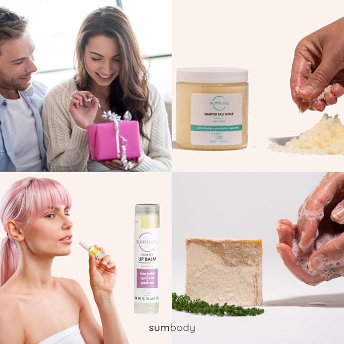 Self Care Gifts for Women & Men - (6pcs) Aromatherapy Body Care Set and Skin Care Box, Hydrating At Home Spa Gift Baskets, Ideal for Relaxation, Pampering, & Daily Rejuvenation, Made in USA