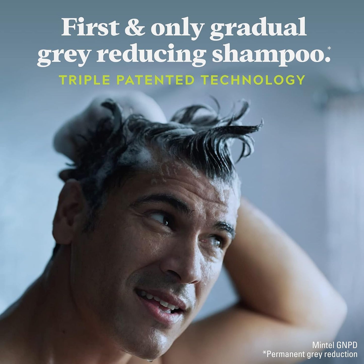 Just for Men Control GX Grey Reducing Shampoo, Gradual Hair Color with Keratin for Stronger Thicker and Healthier Looking Hair, 4 Fl Oz - Pack of 12 (Packaging May Vary)
