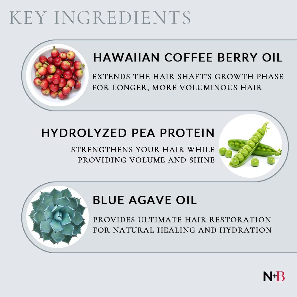 N+B Volumizing Spray | Medium Hold, Fast Drying, Lightweight | Non-Sticky, Fights Frizz, Heat Protectant, Adds Volume | For All Hair Types and Textures | 10 oz