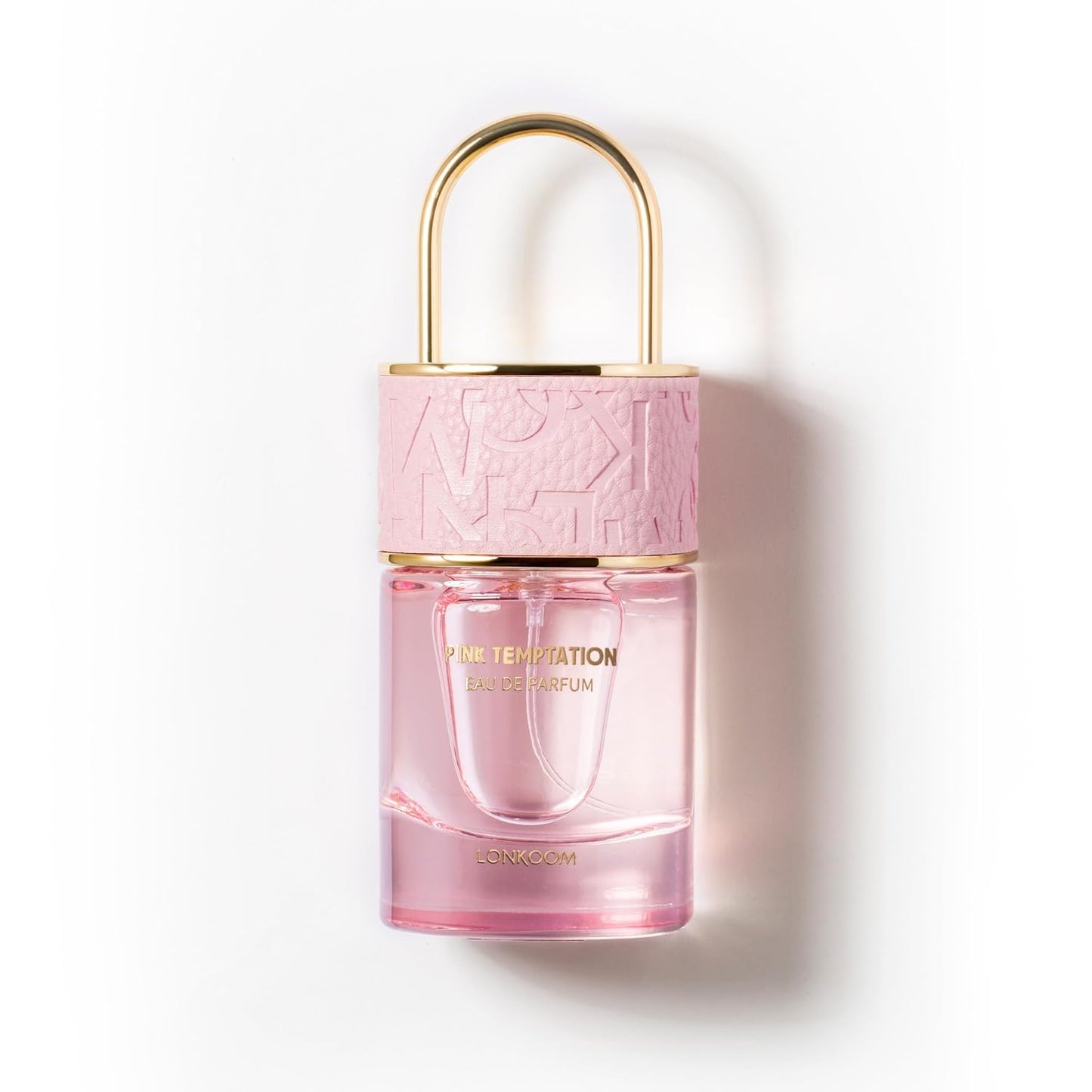 Lonkoom LOCK Pink Temptation Perfume for Women, 1.7 Fl Oz/50ml Eau De Parfum Spray Long-Lasting Fragrance, Floral Woody Notes of Madagascar Vanilla, Cedarwood, White Musk, Bergamot, Jasmine, Tuberose