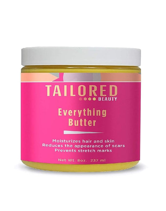 Tailored Beauty Everything Butter For Stylish Hair - Moisturize Skin and Hair - High Prevention from Breakage & Damage 8oz