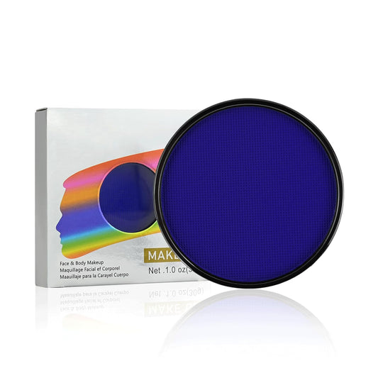 Dark Blue Face Paint, Water Based Facepaint, Non Toxic Dark Blue Body Paint, High Pigment Face Painting for Halloween, Easter, Costume, Themed Parties, Cosplay 1.06 Oz.