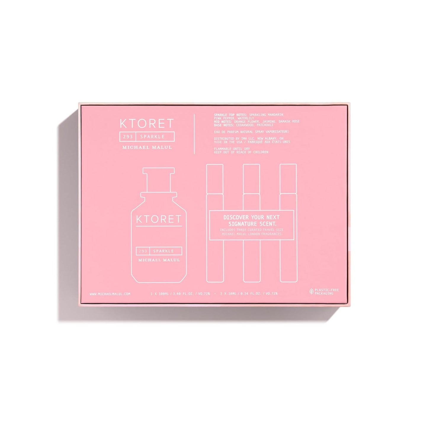 Michael Malul 293 Sparkle Eau de Parfum Gift Set - 100ml | 10ml