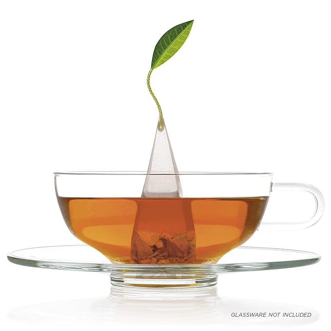 Tea Forte Pumpkin Spice Black Tea Petite Presentation Box Mother's Day Tea Gift Set Sampler, 10 Individually Wrapped Handcrafted Pyramid Infuser Bags