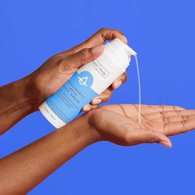 Frank Body Hyaluronic Acid Body Serum | Vegan & Cruelty-Free | Fast Absorbing Hydration & Barrier Protection | With Niacinamide 3%, Ceramides, and Hyaluronic Acid (4.73 fl oz/ 140mL)