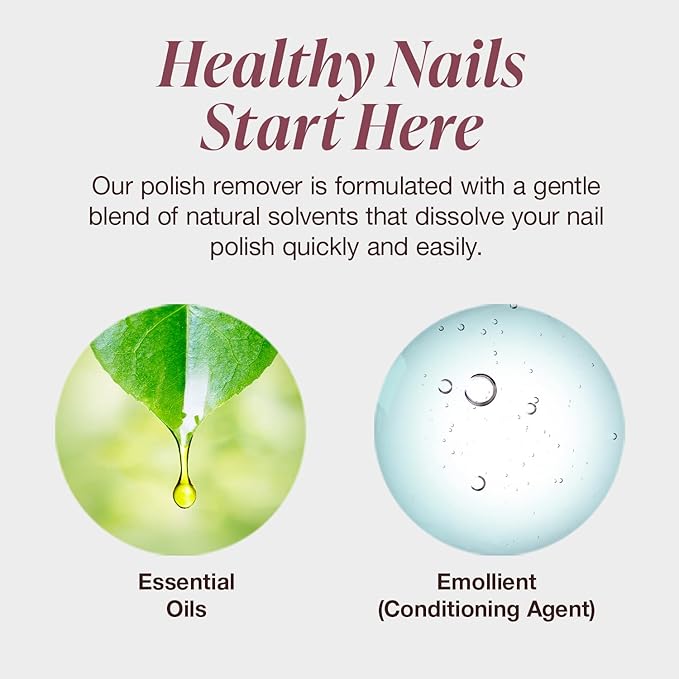 Mini Nail Polish Remover, 3 Fluid Oz. (Pack of 2)