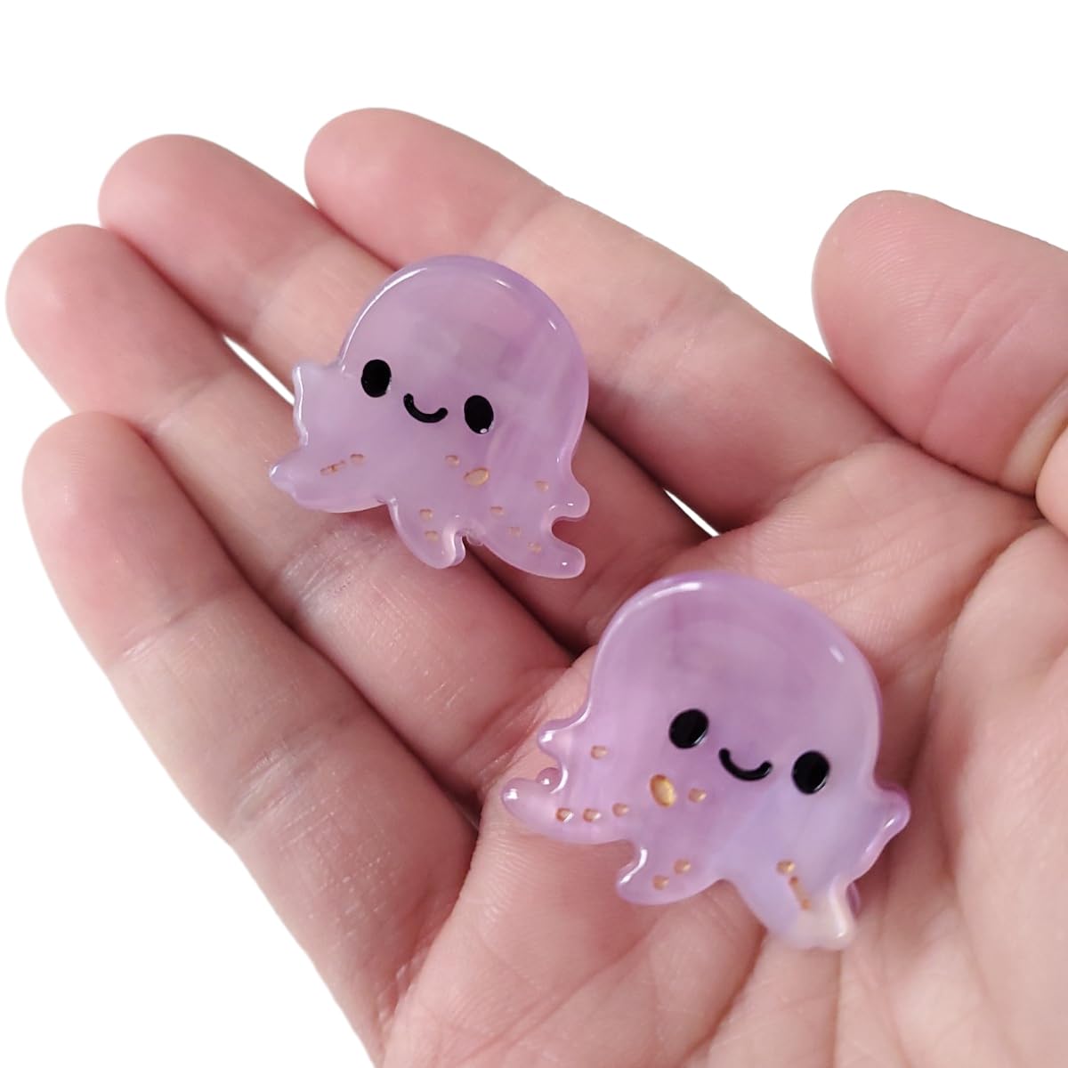 Mini Octopus Hair Clips,Cellulose Acetate Hair Clips,Small Claw Clips for Girl,Hair Accessories,Pack of 2