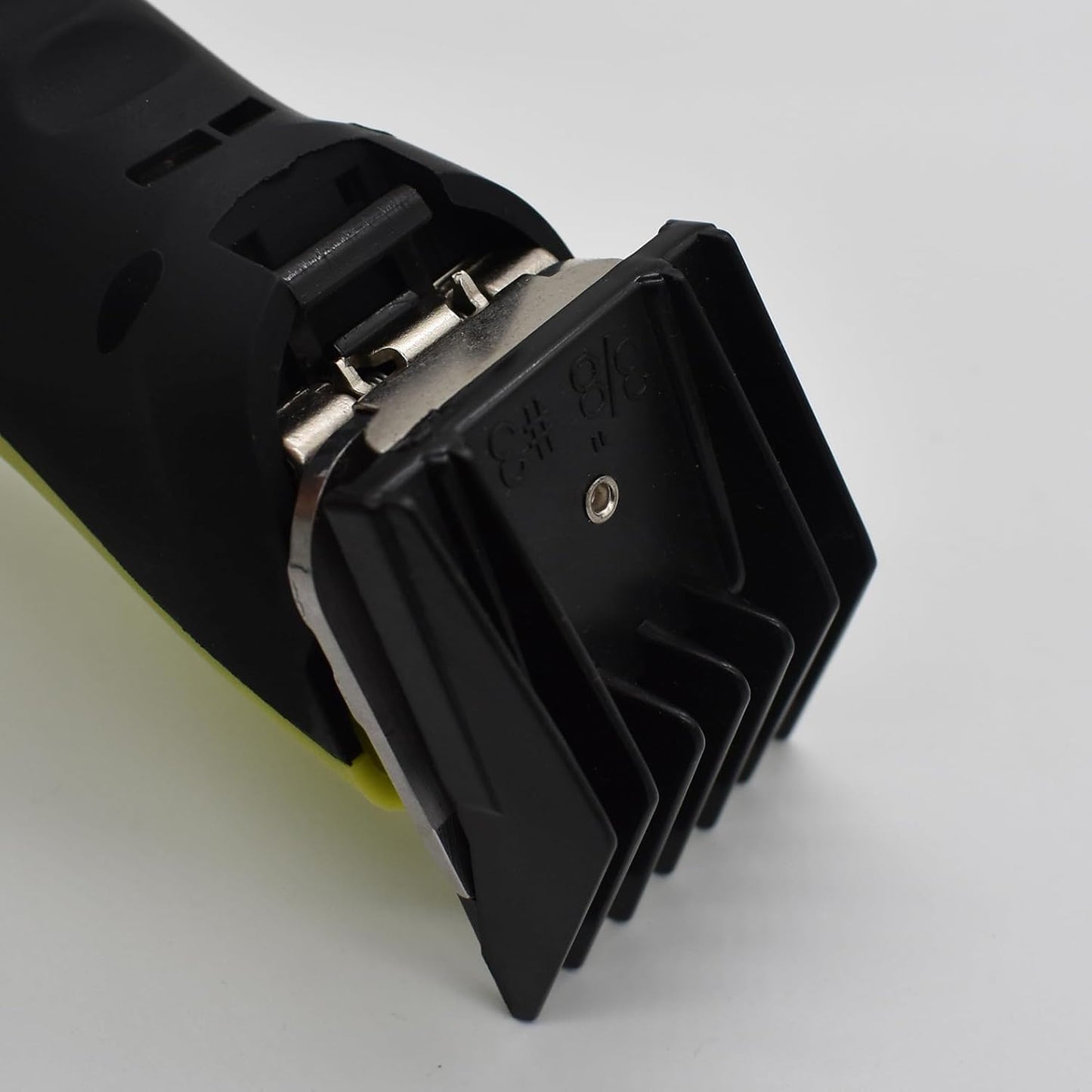 Professional A5 Animal Clipper Attachment Guard Guide Combs Set, 1/8" 1/4" 3/8" 1/2" Compatible with Andis AG BG, Oster Classic 76 Golden A5, Wahl KM Series Pet Groomer Horse Clipper Models (Black)