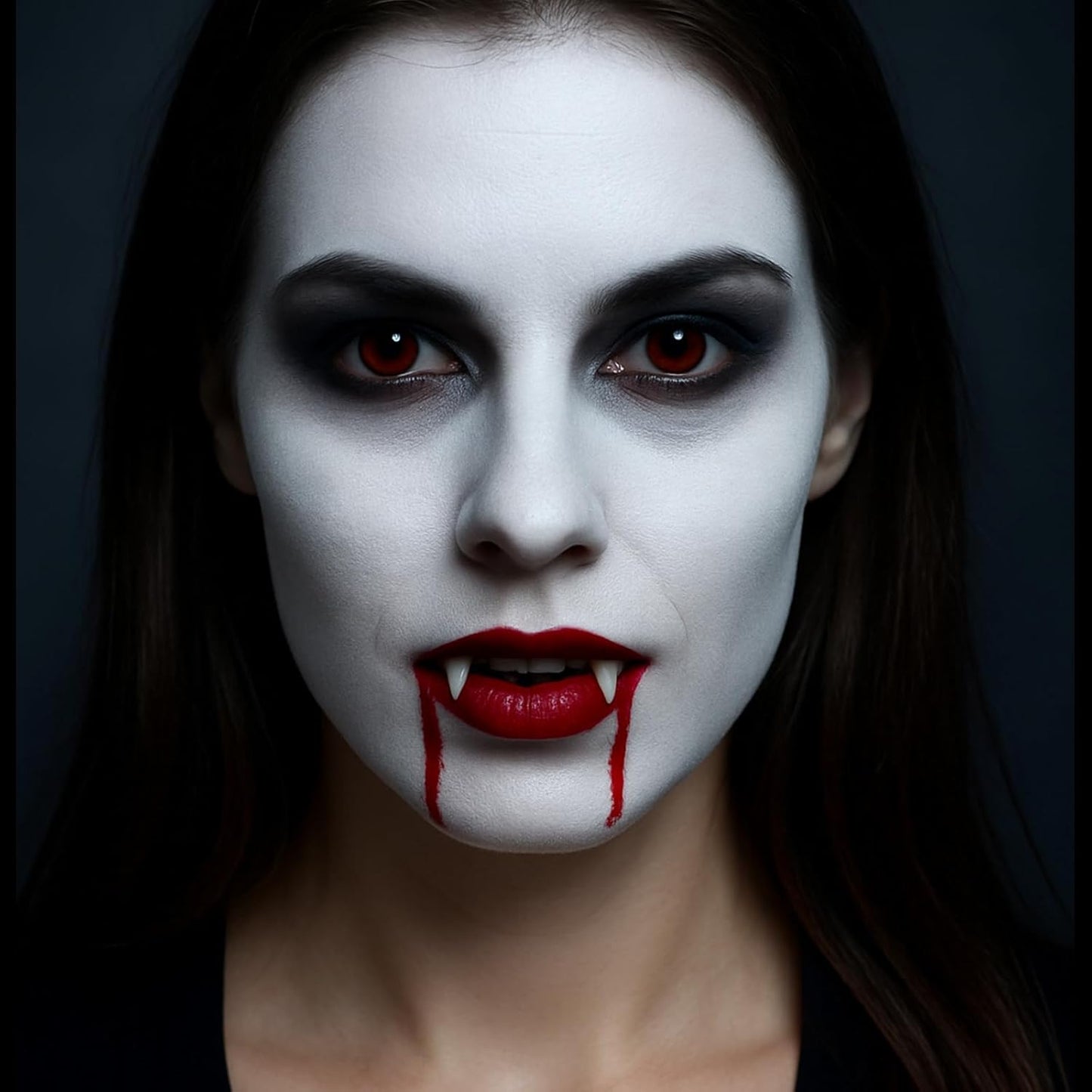 White Red Grey Face Body Paint + 3PC Sponge + Brush, Colored Eye Black for Baseball Softball Sport Games, Face Painting Kit for Halloween Devil, Vampire Cosplay, Costume, SFX Makeup, Theme Parties